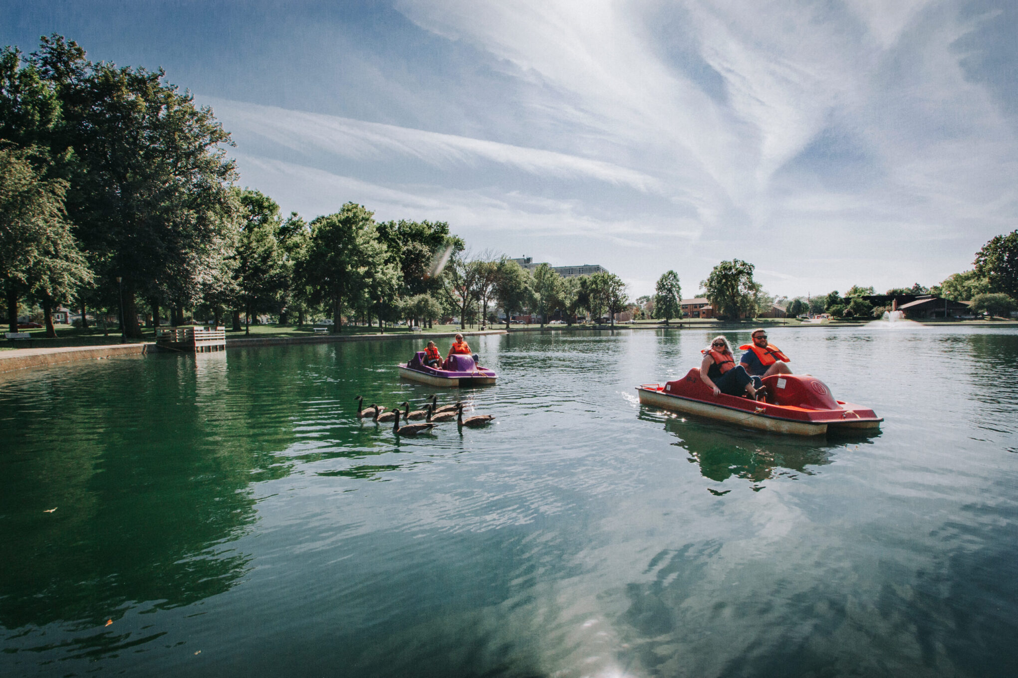 Boating on the Lagoon