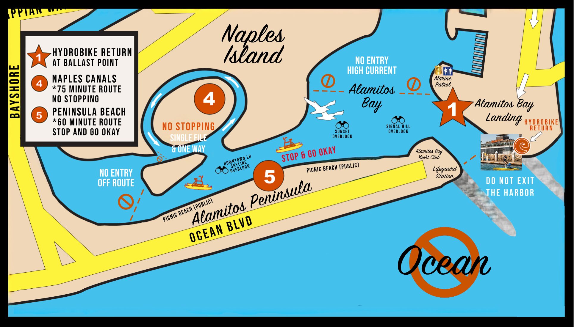 Long Beach Waterbikes