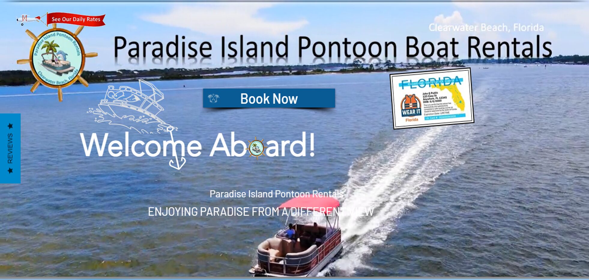 Paradise Island Pontoon Boat Rentals