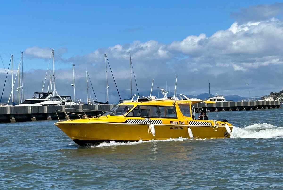 Hyde Street Fishing Harbor, San Francisco Water Taxi