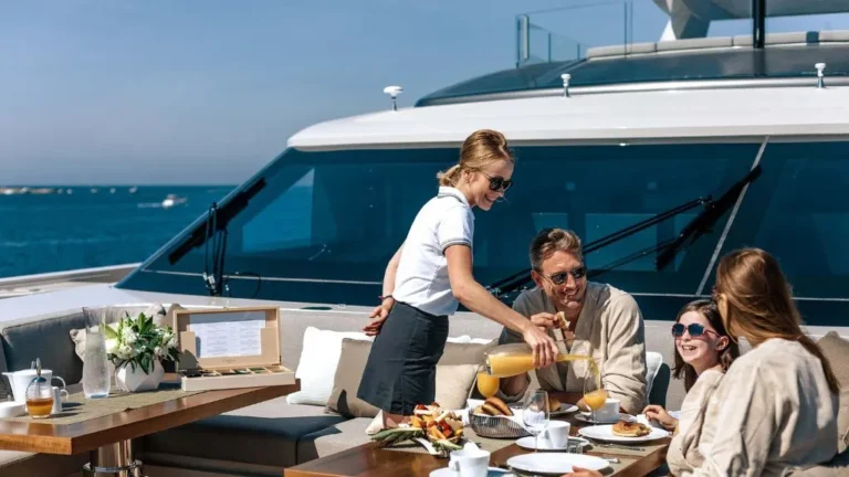 family boat vacation